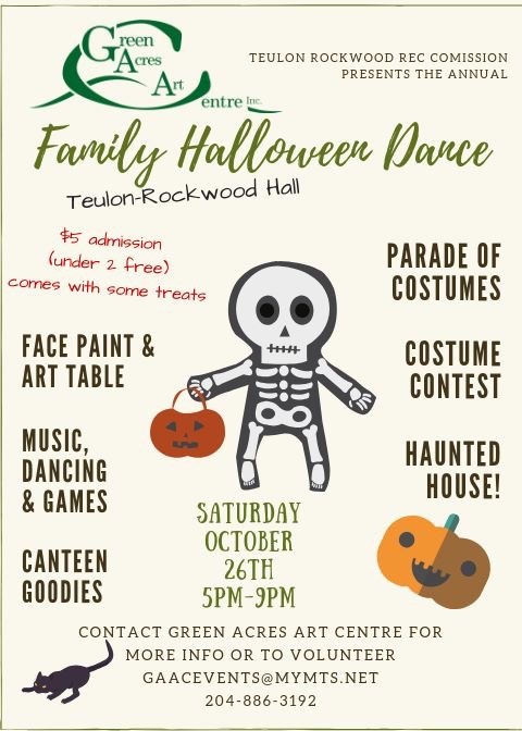 Family Halloween Dance-Green Acres Art Centre