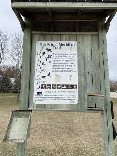 Prime Meridian Trail info chart