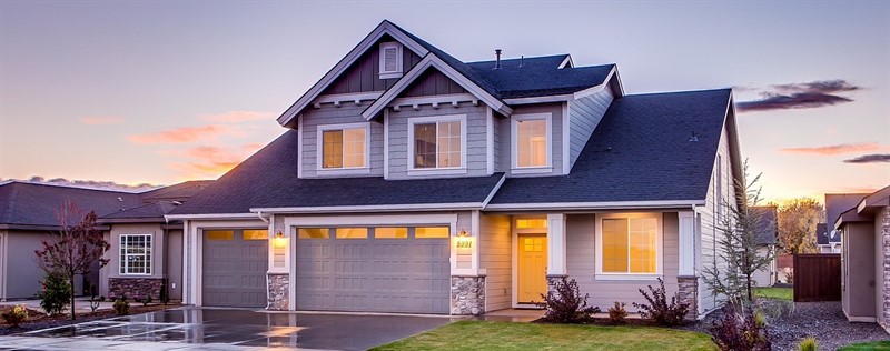 Photo of House at sunset