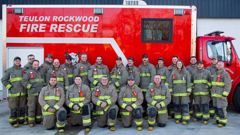 Teulon Rockwood Fire Rescue personnel
