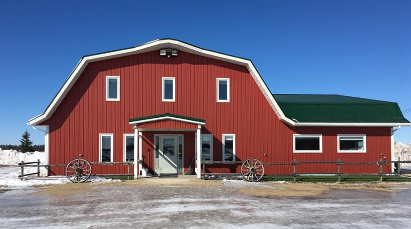 The Red Barn outside